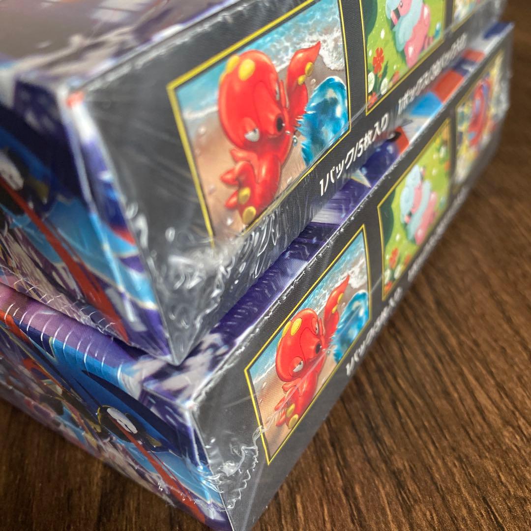 シュリンク付きの未開封　ポケモンカード　ニンジャスピナー　2box