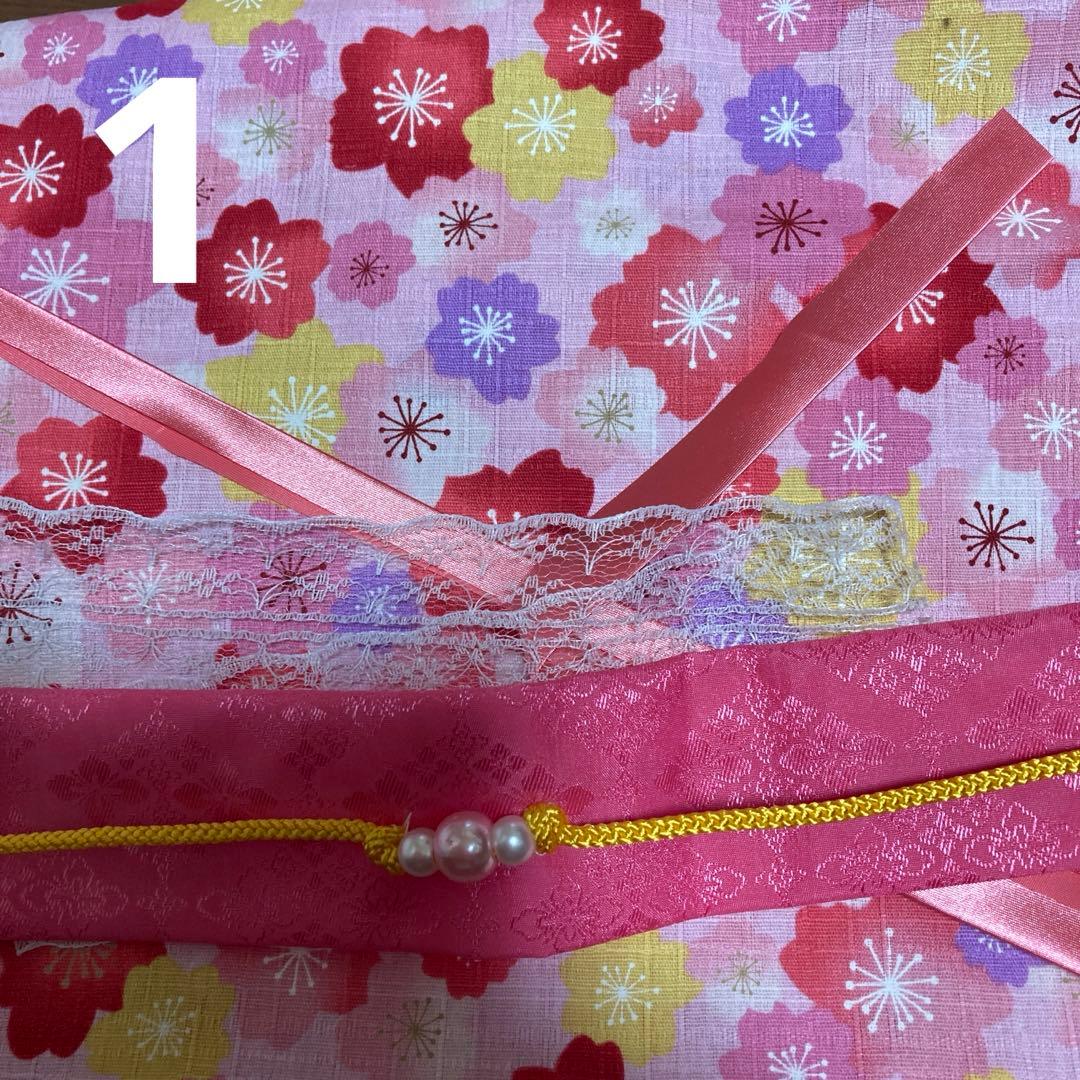 mihoko　ラボット　服　lovot オーダー着物一式　リボン付き
