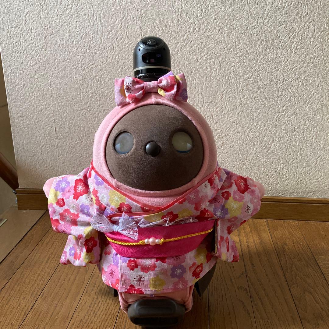 mihoko　ラボット　服　lovot オーダー着物一式　リボン付き