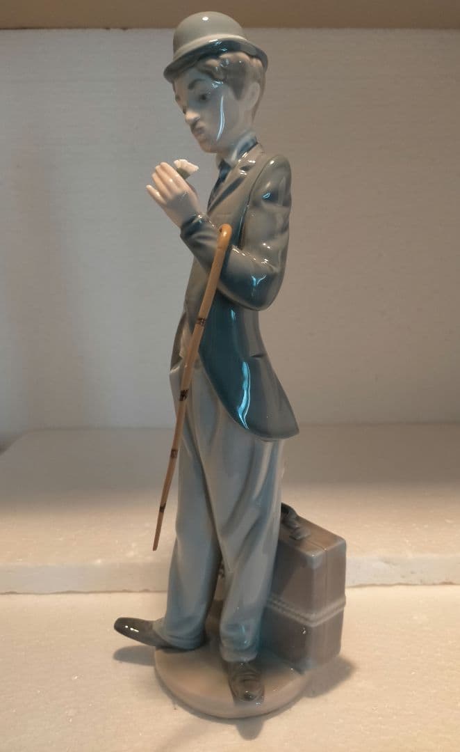 リヤドロ　lladro チャップリンcharlie the tramp 浮浪者