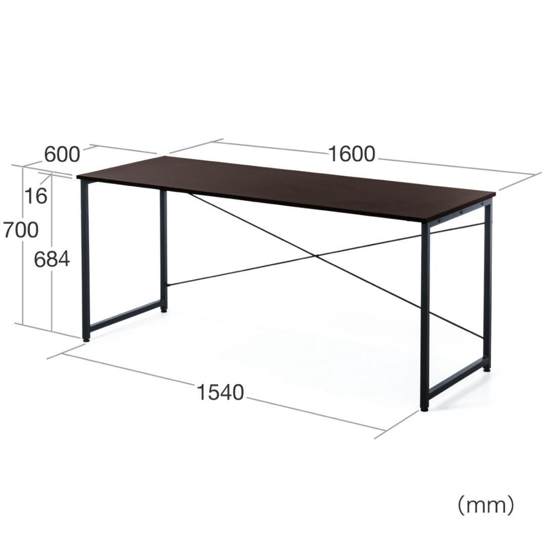 サンワサプライ パソコンデスク 100-DESKF006LBR