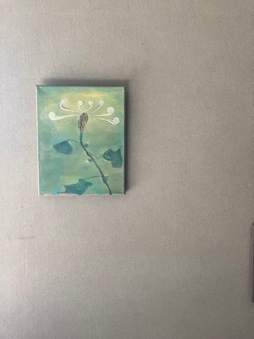抽象画 『明るい方へ〜花』