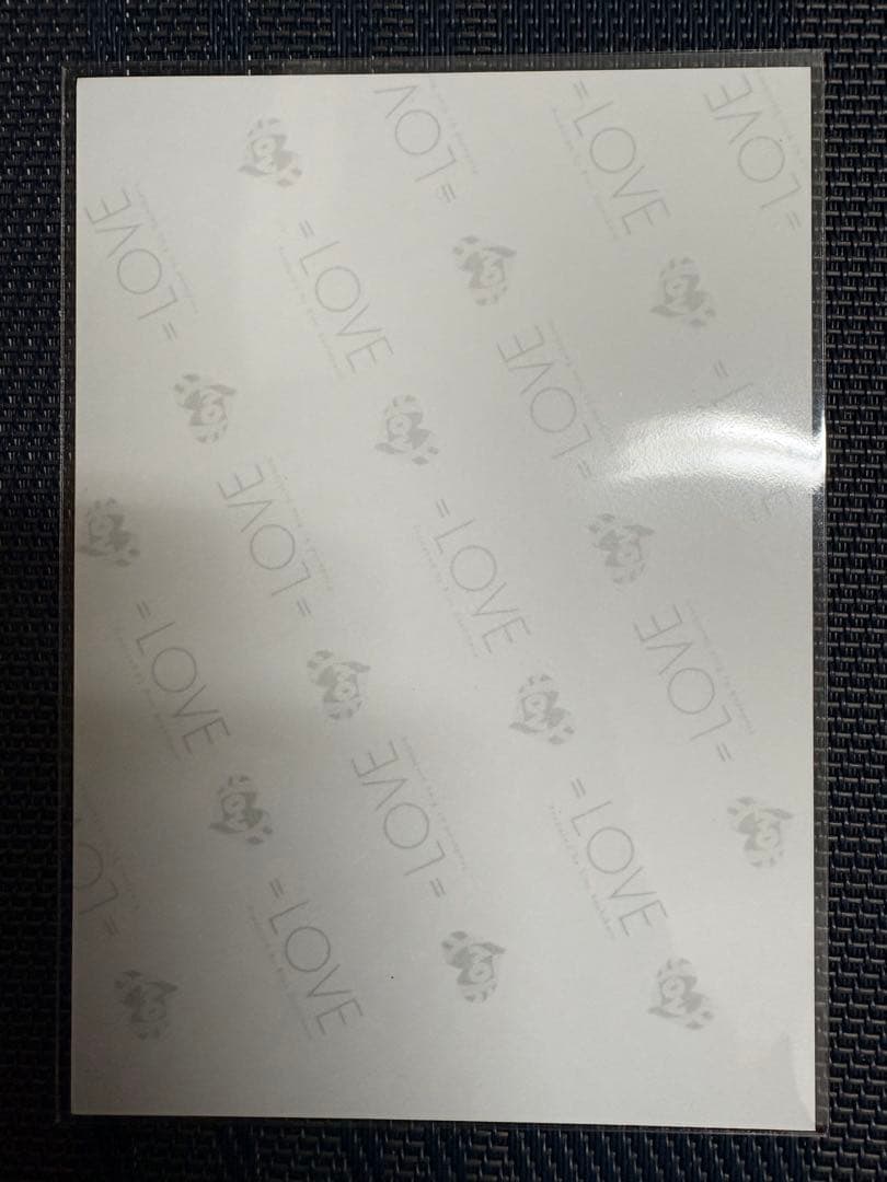 イコラブ　高松瞳　ラブソングに襲われる　生写真　直筆　ヒキ