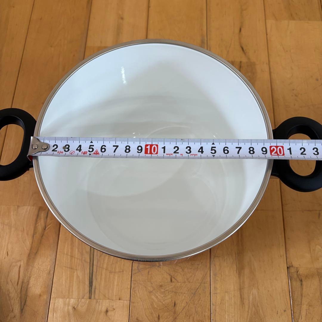 ☆デッドストック☆EJIRY　ホーロー　両手鍋　チェック　スコットランド　レトロ