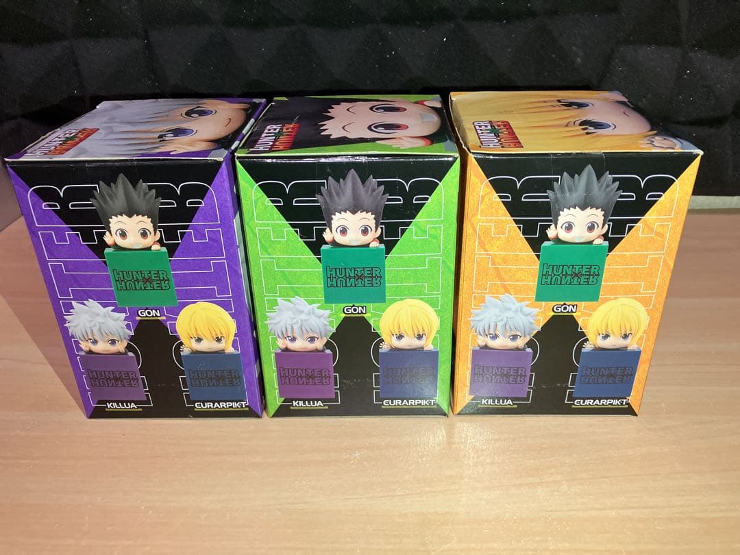 ハンターハンター　ひっかけフィギュア　ゴン　キルア　クラピカ　3体セット