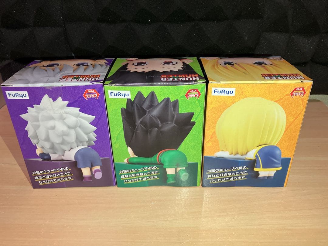 ハンターハンター　ひっかけフィギュア　ゴン　キルア　クラピカ　3体セット