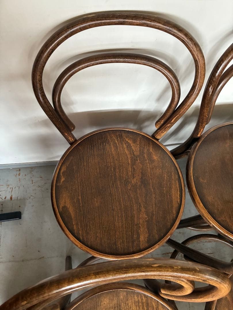 TON ベントウッドカウンターチェア　6脚セット