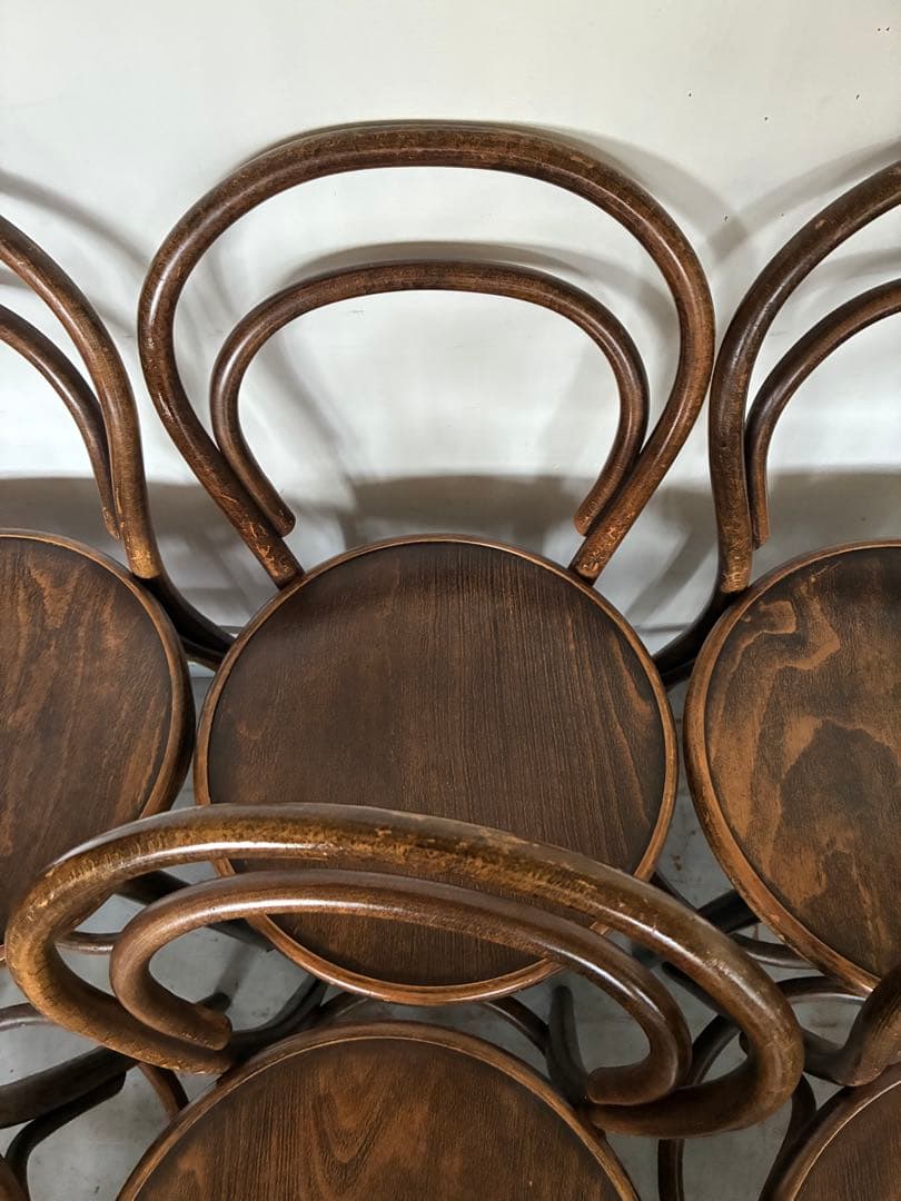 TON ベントウッドカウンターチェア　6脚セット