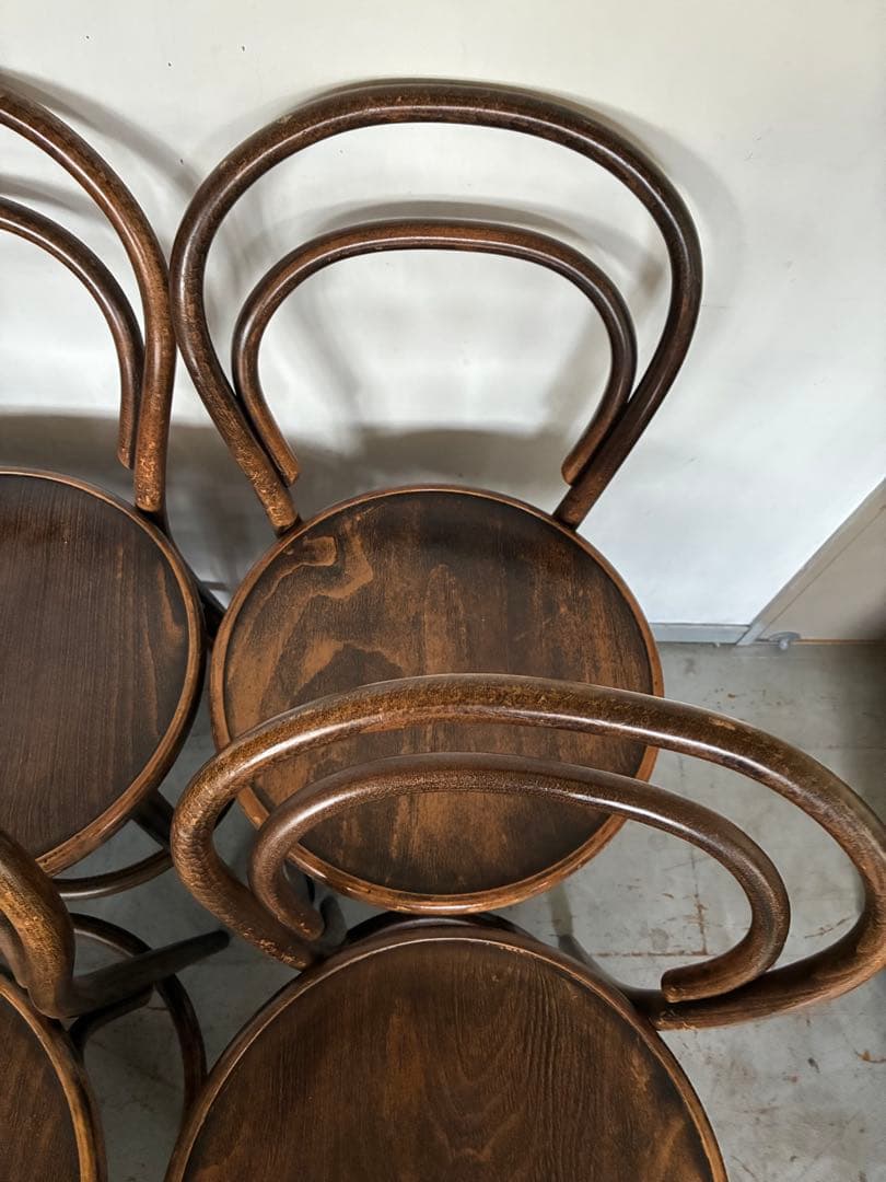 TON ベントウッドカウンターチェア　6脚セット