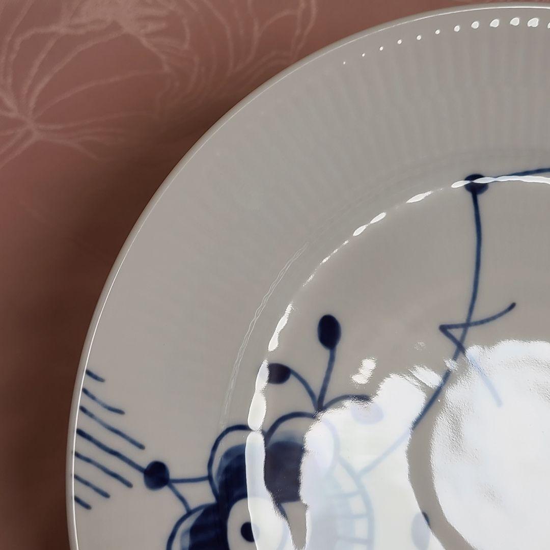 ロイヤルコペンハーゲン　ブルーフルーテッドメガ　プレート　2枚　え127