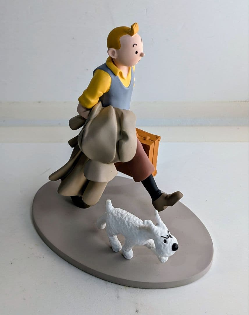 美術館級美品〈タンタンの冒険TINTIN&Yフィギュア フランス製〉
