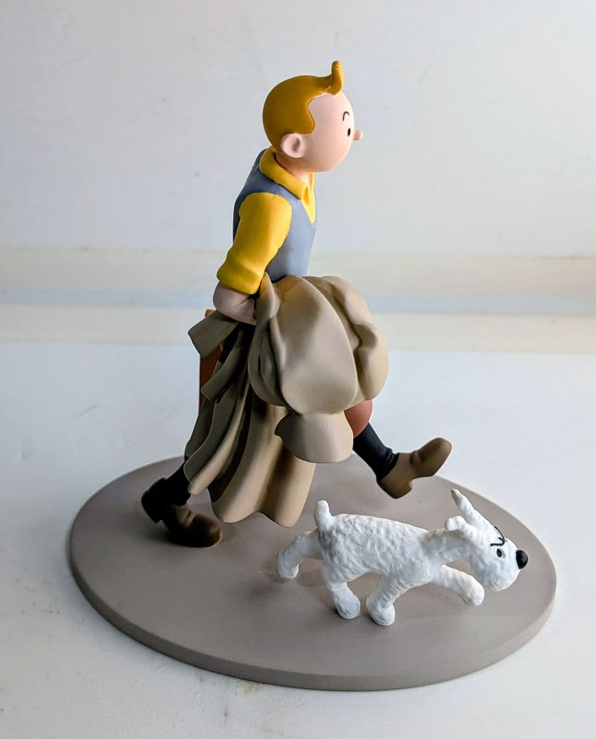 美術館級美品〈タンタンの冒険TINTIN&Yフィギュア フランス製〉