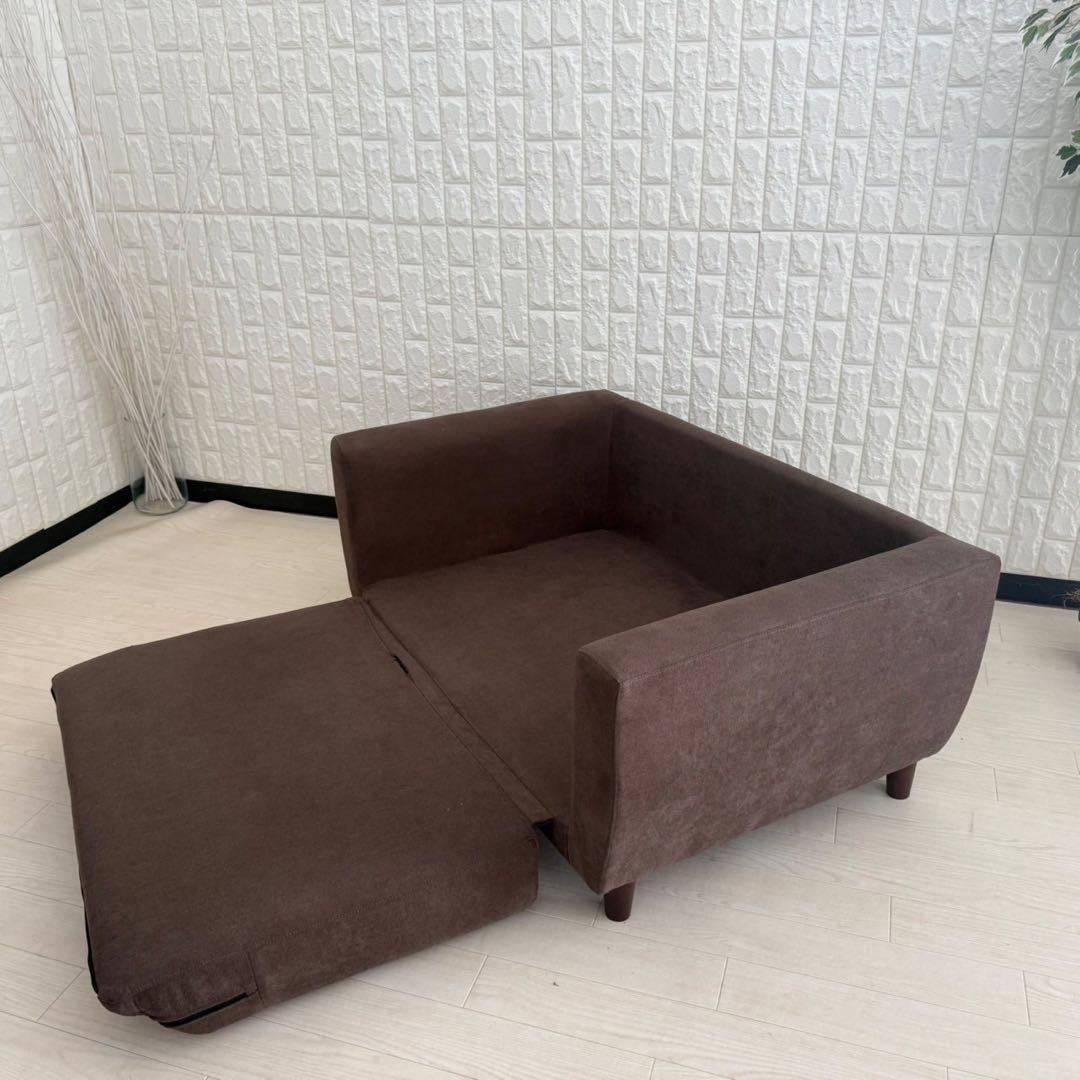 都内23区配送無料✨2人掛けソファ　ブラウン系　美品