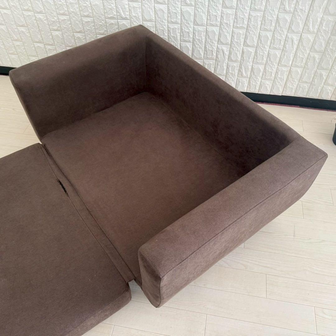 都内23区配送無料✨2人掛けソファ　ブラウン系　美品