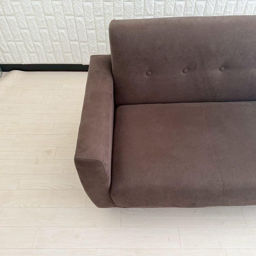都内23区配送無料✨2人掛けソファ　ブラウン系　美品