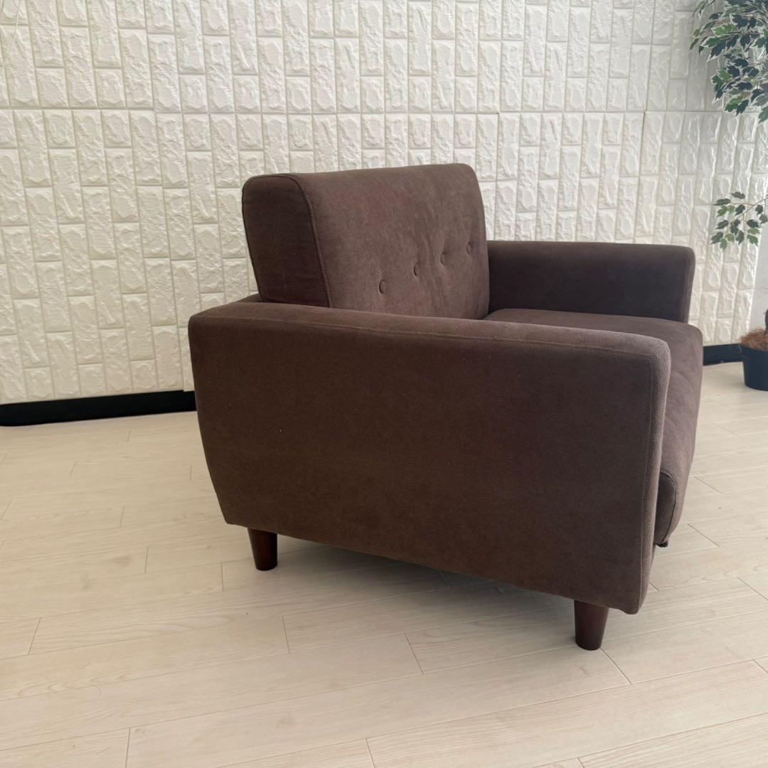 都内23区配送無料✨2人掛けソファ　ブラウン系　美品