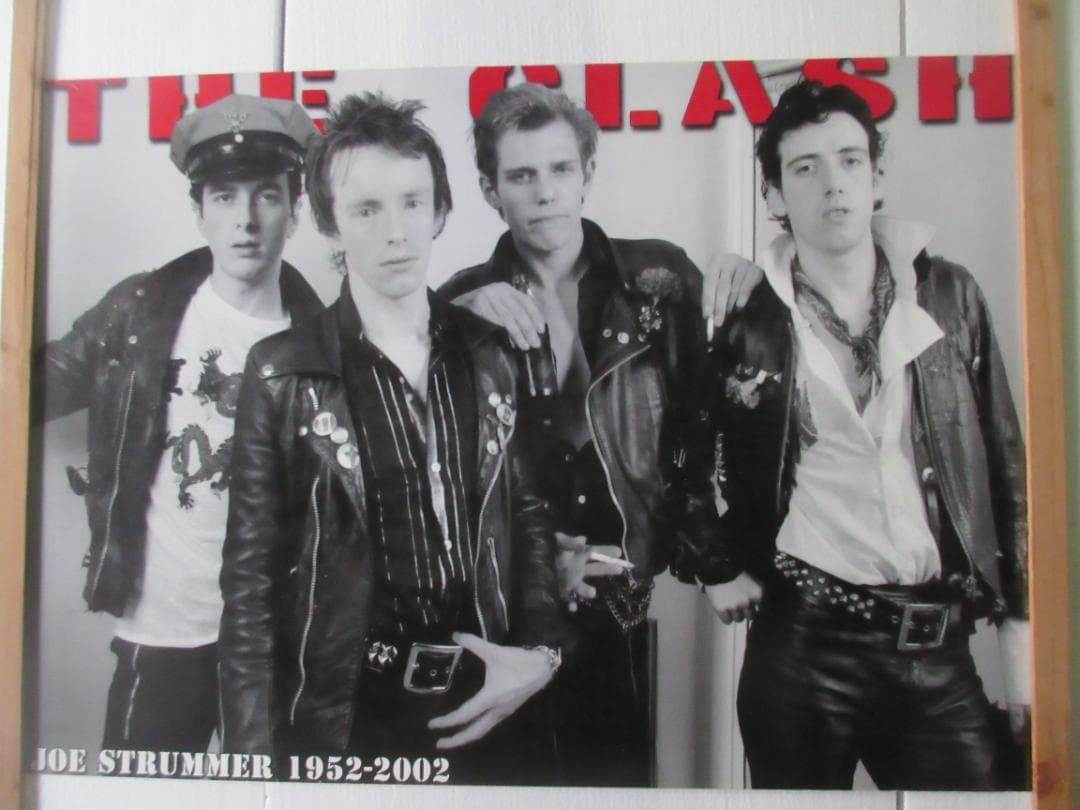 THE CLASH モノクロポスター JOE STRUMMER