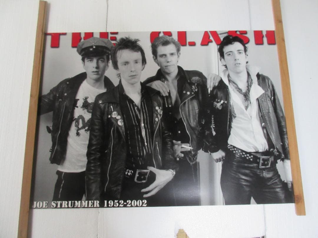 THE CLASH モノクロポスター JOE STRUMMER
