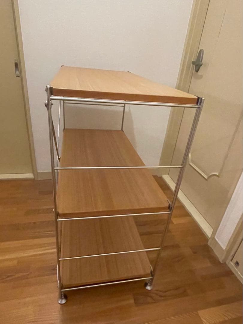 無印良品 ステンレスユニットシェルフ オーク材　棚セット