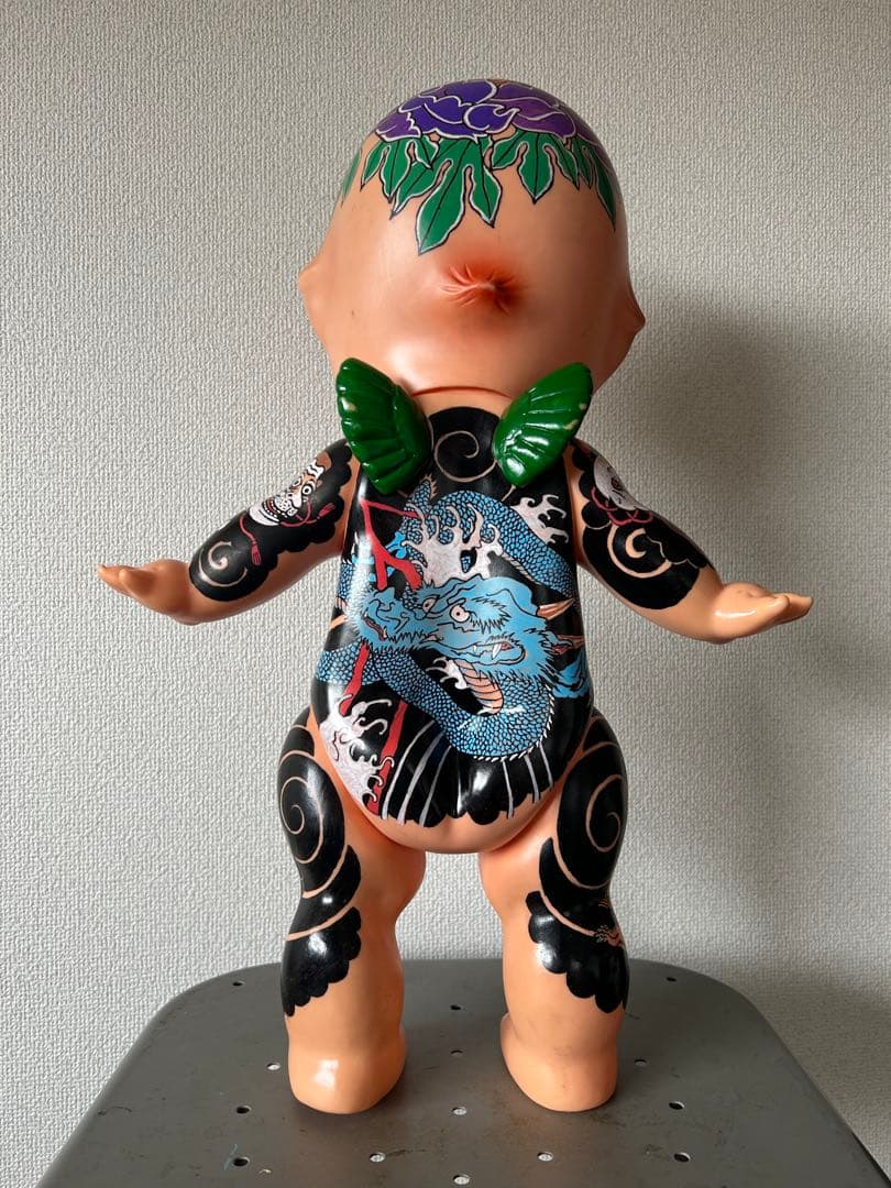刺青キューピー　入れ墨キューピー　ソフビ
