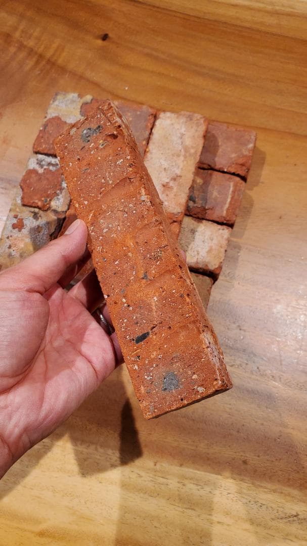 【質問者様限定販売】ベルギー産スライスレンガ オーバーファイア仕上げ