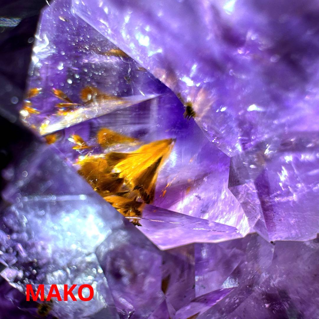 M1631☆アメジストクラスター7.4Kg☆天然石　原石☆N50209