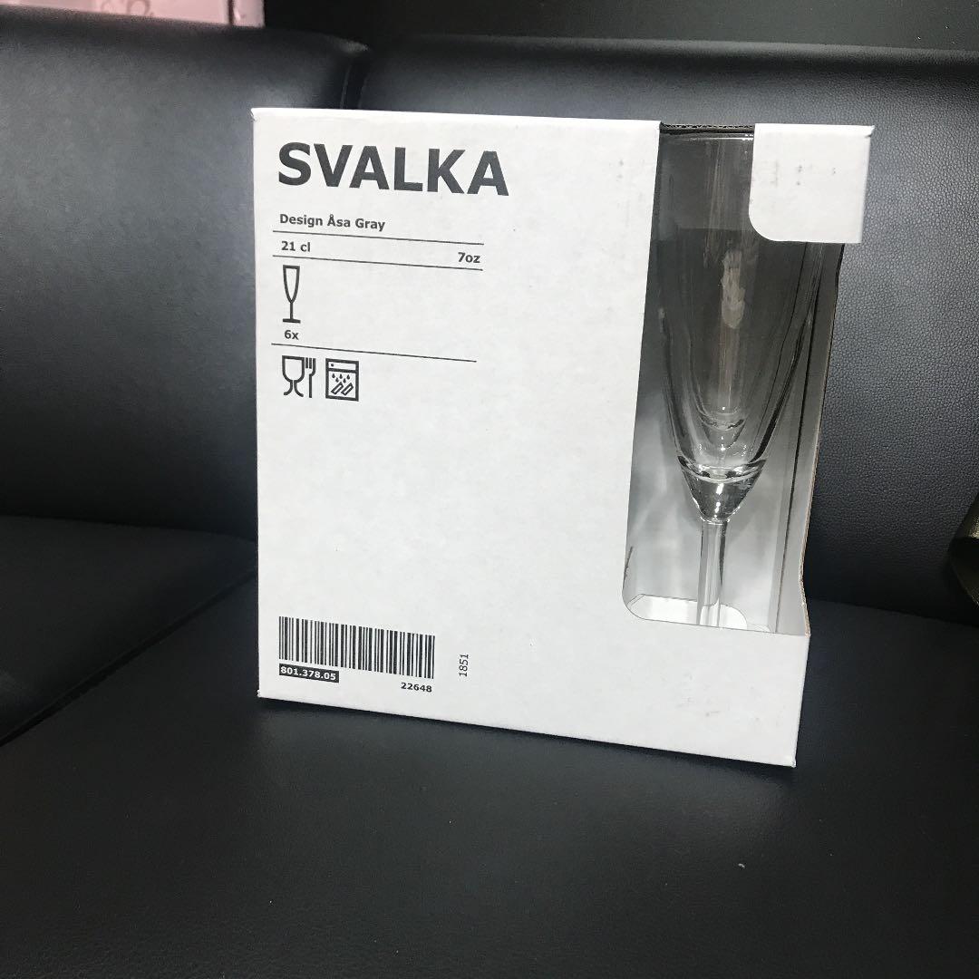 グラス IKEAのsvalka design Asa gray
