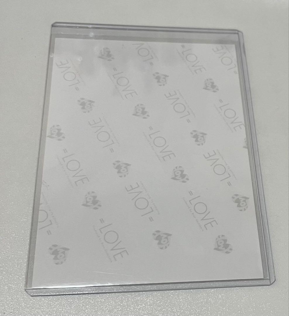 =LOVE 大場花菜 生写真 直筆 君の第3ボタン