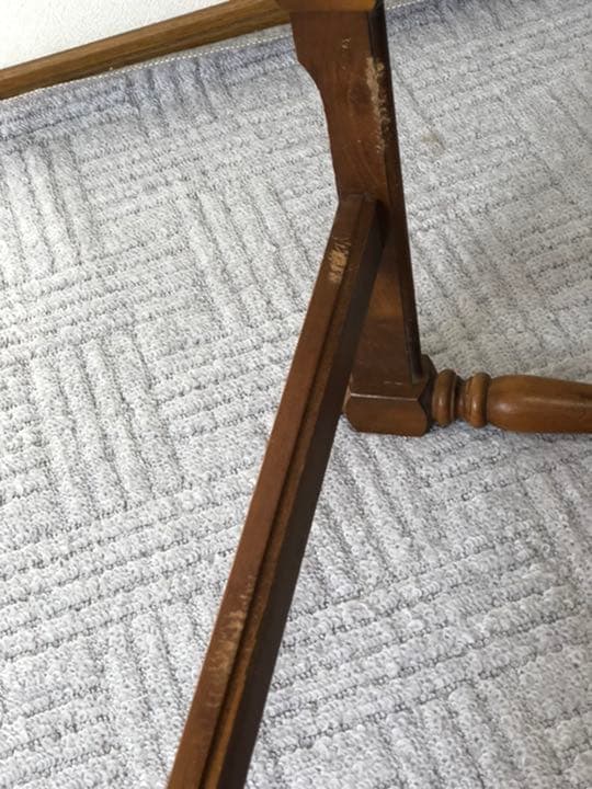 カリモク　電話台　テレフォンベンチ　昭和レトロ　ビンテージ