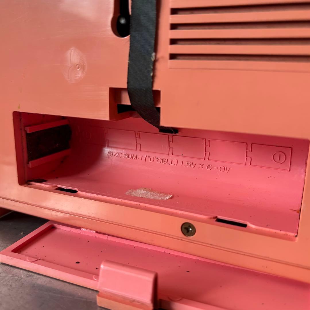 希少 Cadillac キャデラック59年式 ラジカセPOPWORKS ピンク