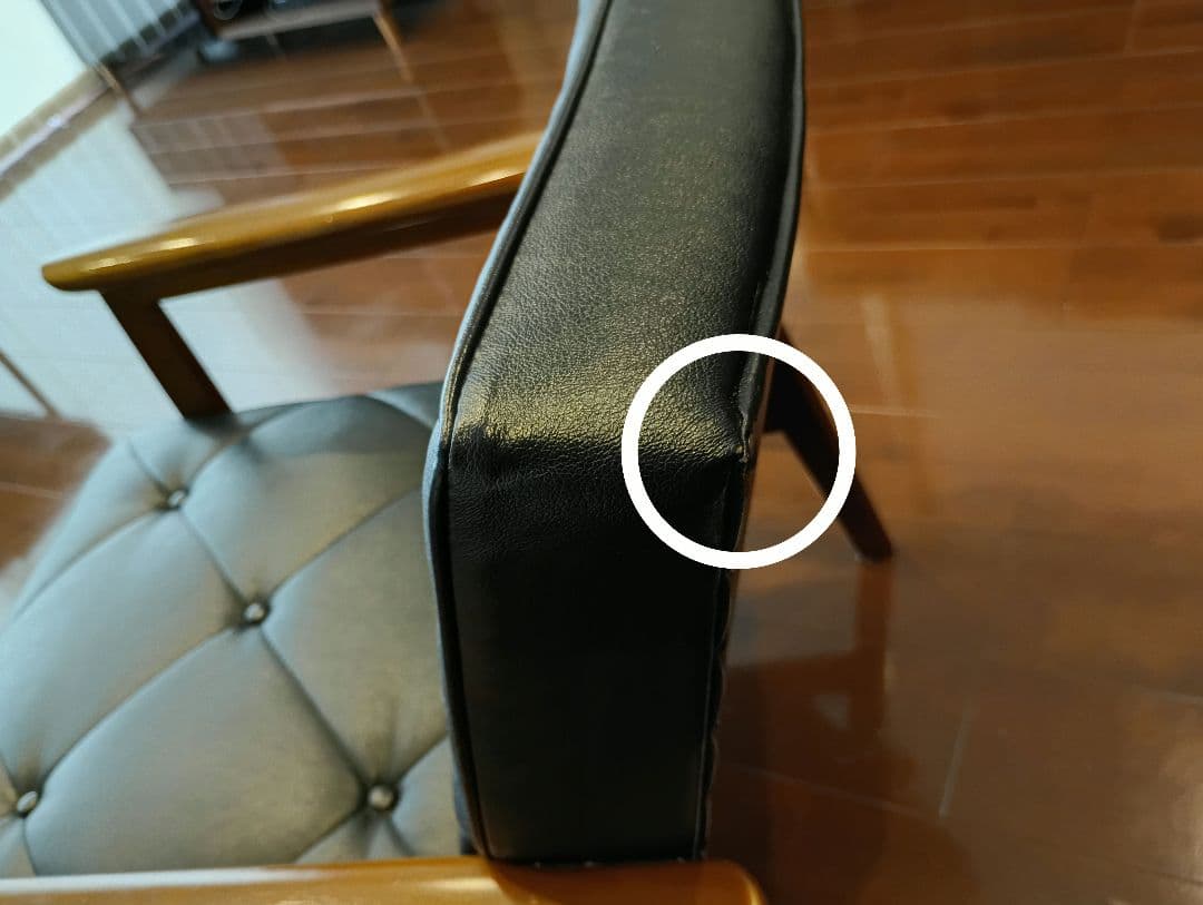 【送料込】カリモク　チェア 1人掛け　ブラック