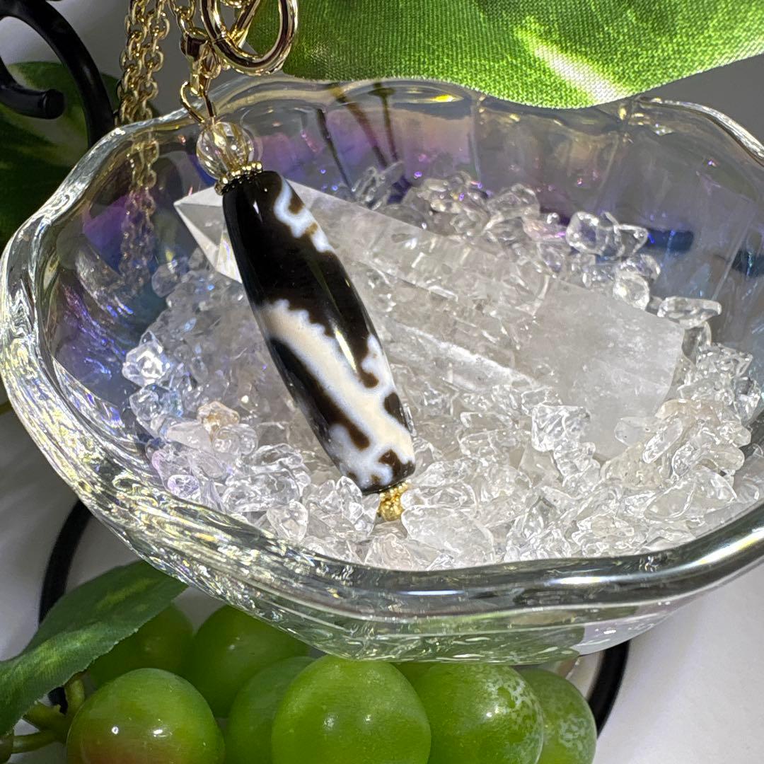 五本爪龍神天珠（皇帝龍）ネックレス