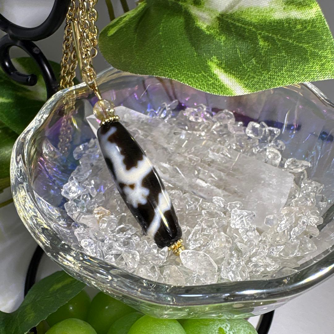 五本爪龍神天珠（皇帝龍）ネックレス