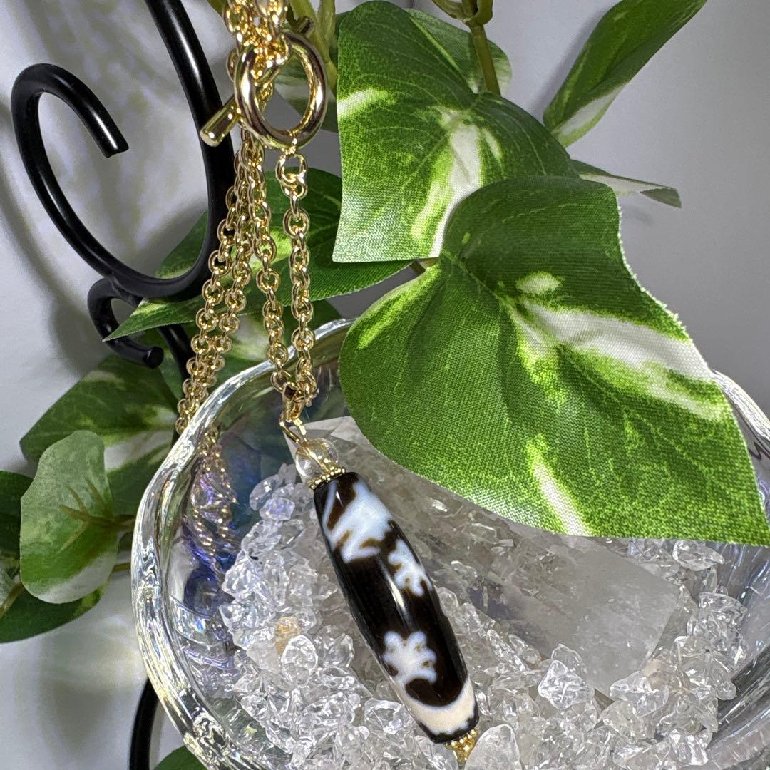 五本爪龍神天珠（皇帝龍）ネックレス