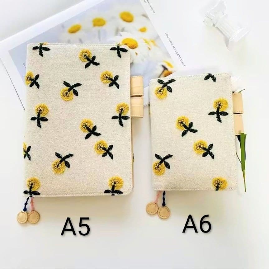 ハンドメイド　A6 ミナペルホネン　手帳カバーケース