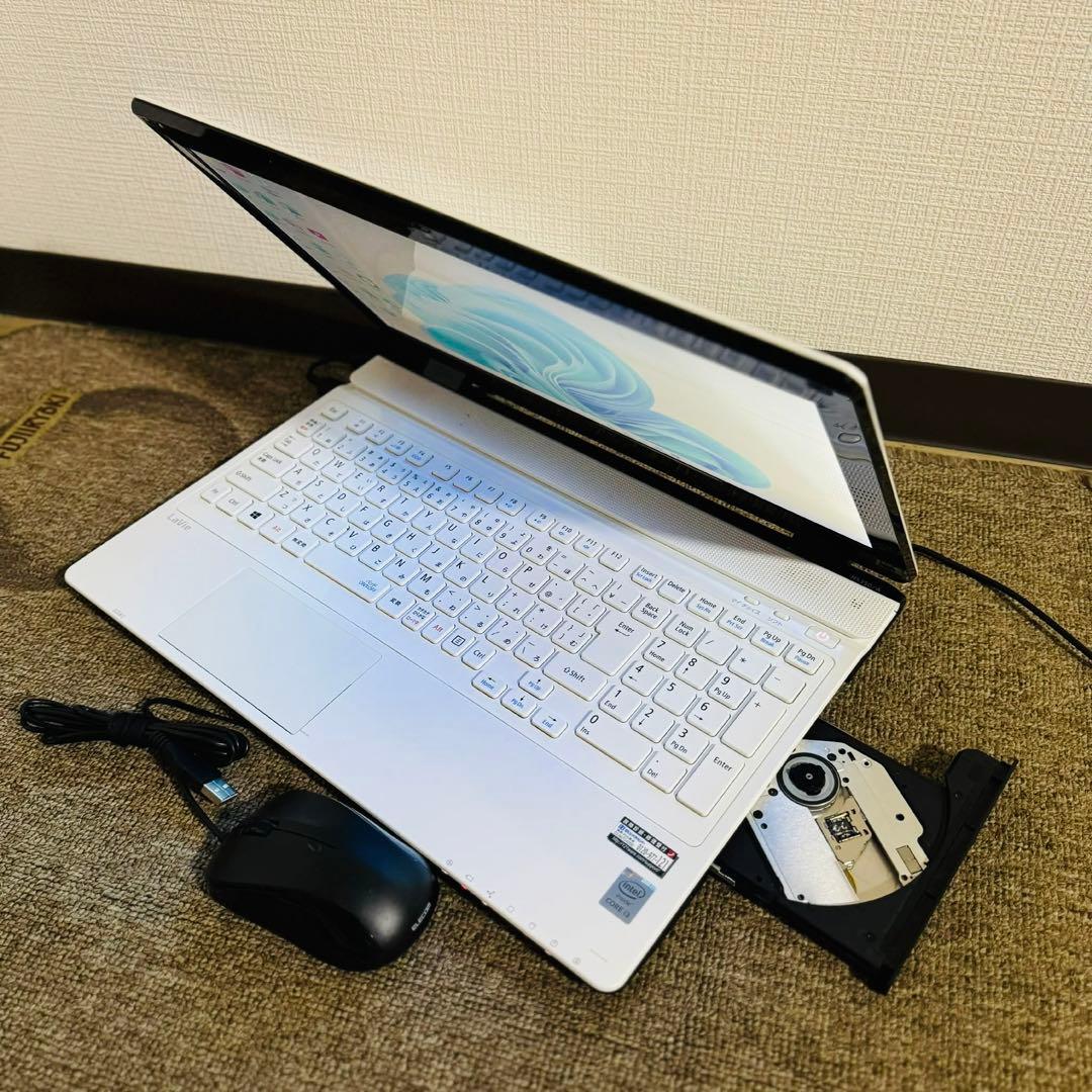 S244 NECノートパソコンWEBカメラSSD高速Windows11オフィス付