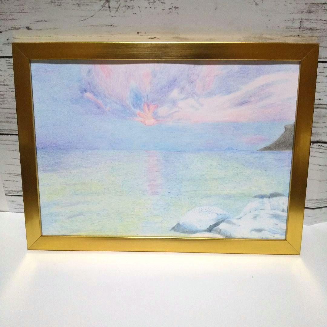 風景画 色鉛筆 アート