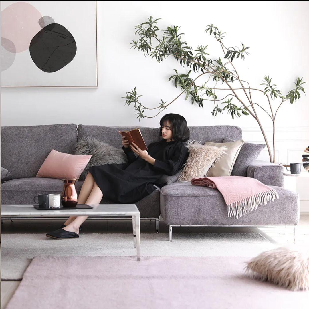 ②Armonia L字カウチソファStilla（①とセット購入計148,900円