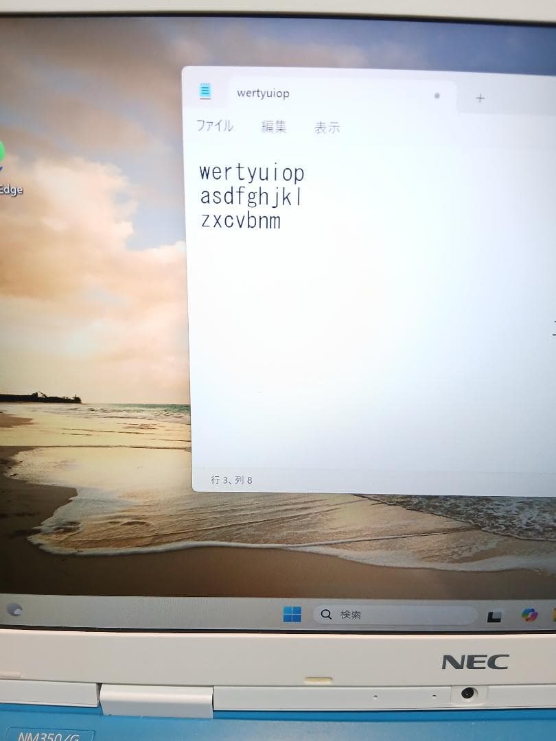 Windowsノート本体 NEC LAVIE Note Mobile NM350GAW