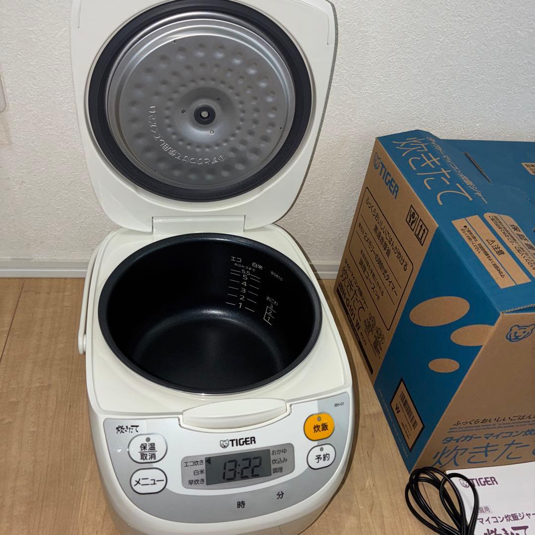 ふっくらおいしい　TIGER マイコン炊飯ジャー　美品