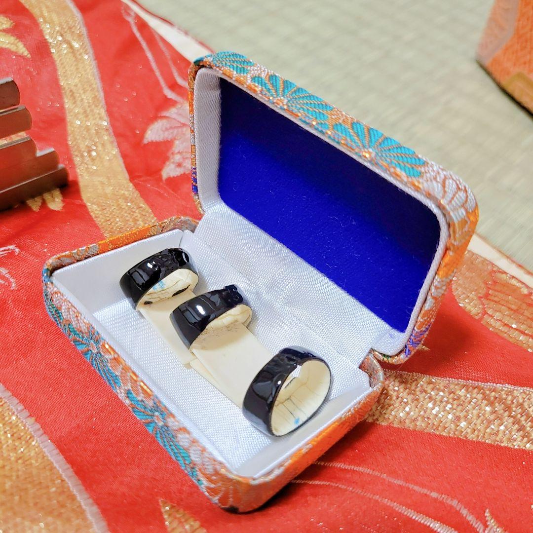 高級琴✨付属品多数✨ フルセット13弦 琴 並甲 木目良好 蒔絵入りケース付き