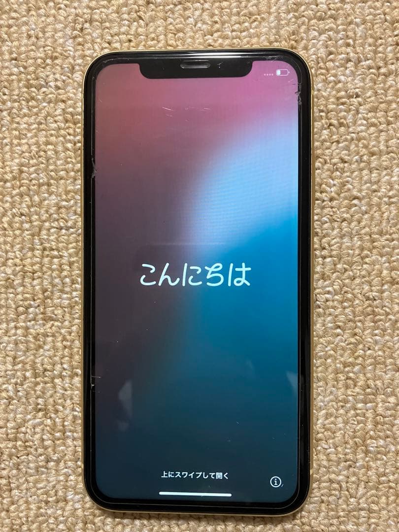 iPhone XR 64GB イエロー　ジャンク
