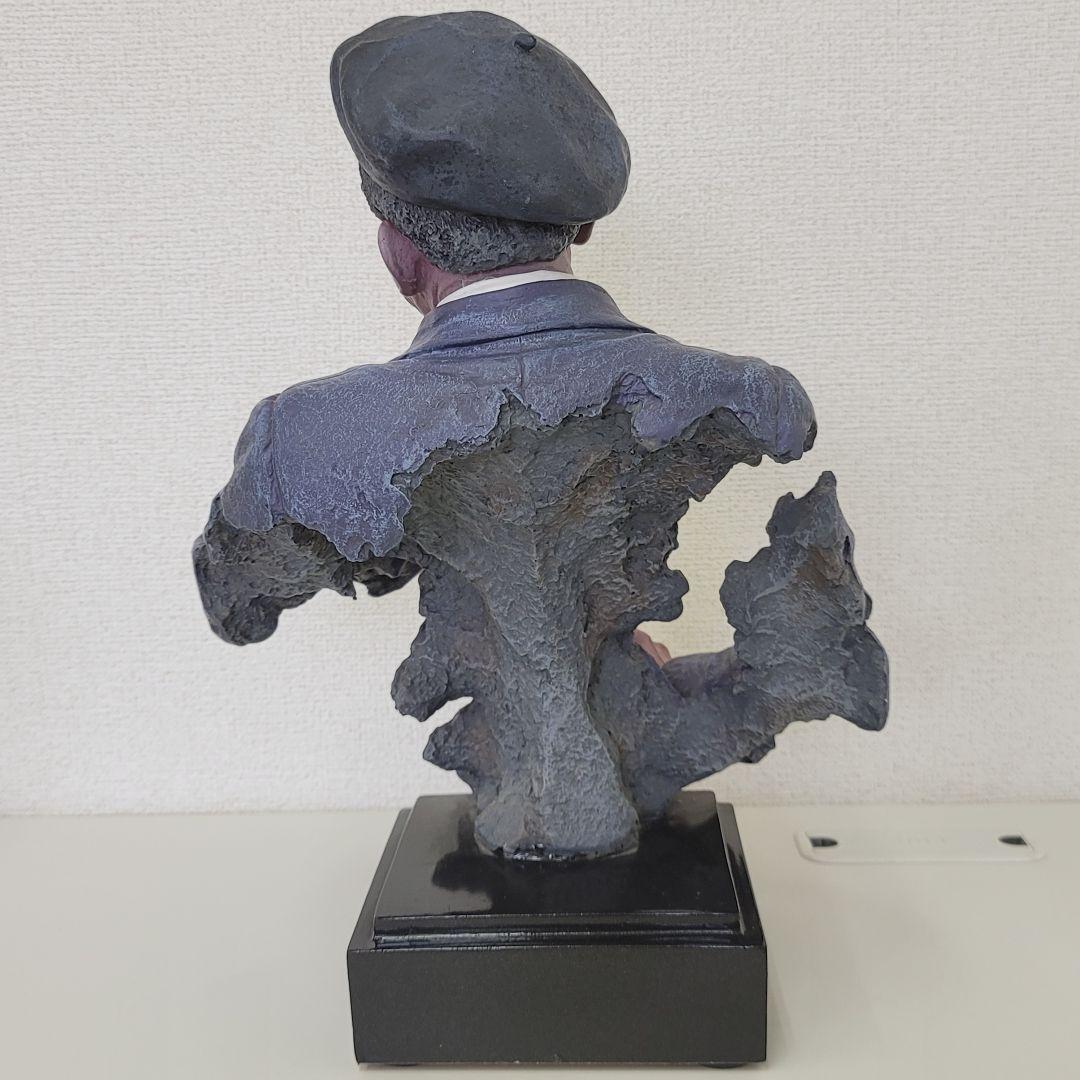 ジャズ サックス奏者 男性 置物