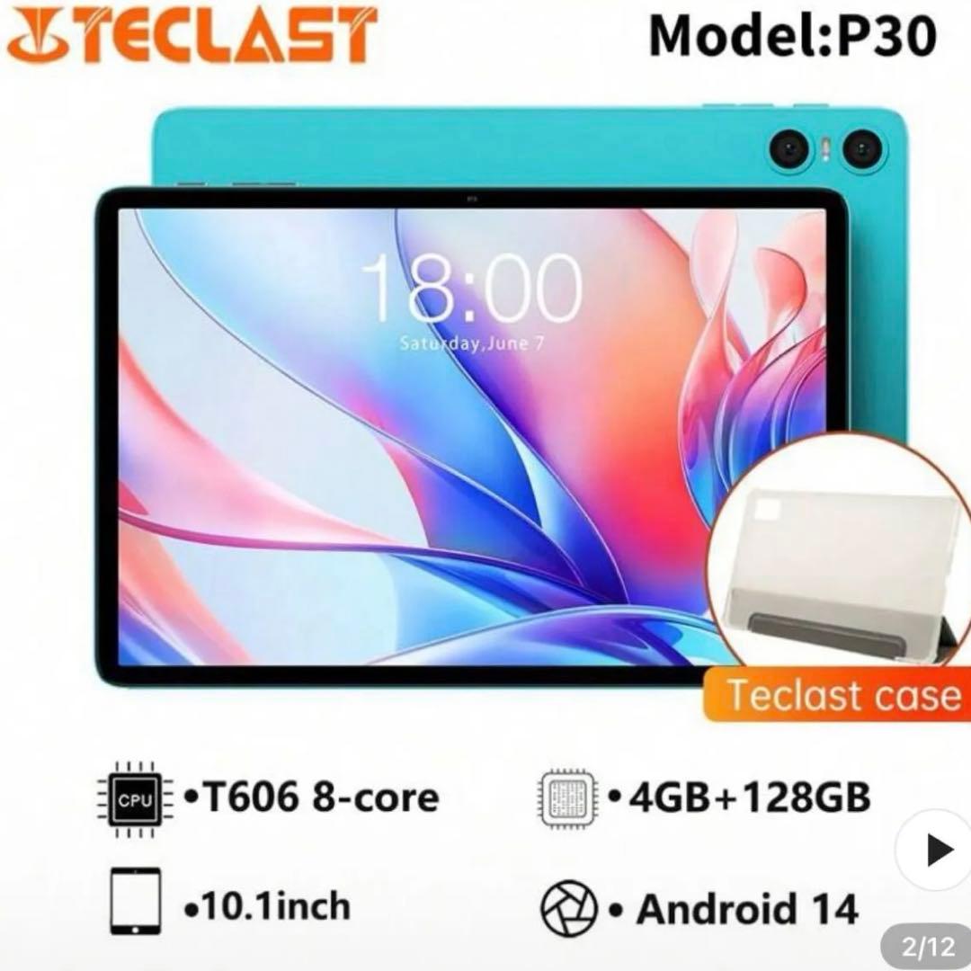 【新品未開封】Teclast Teclast P30タブレット128G
