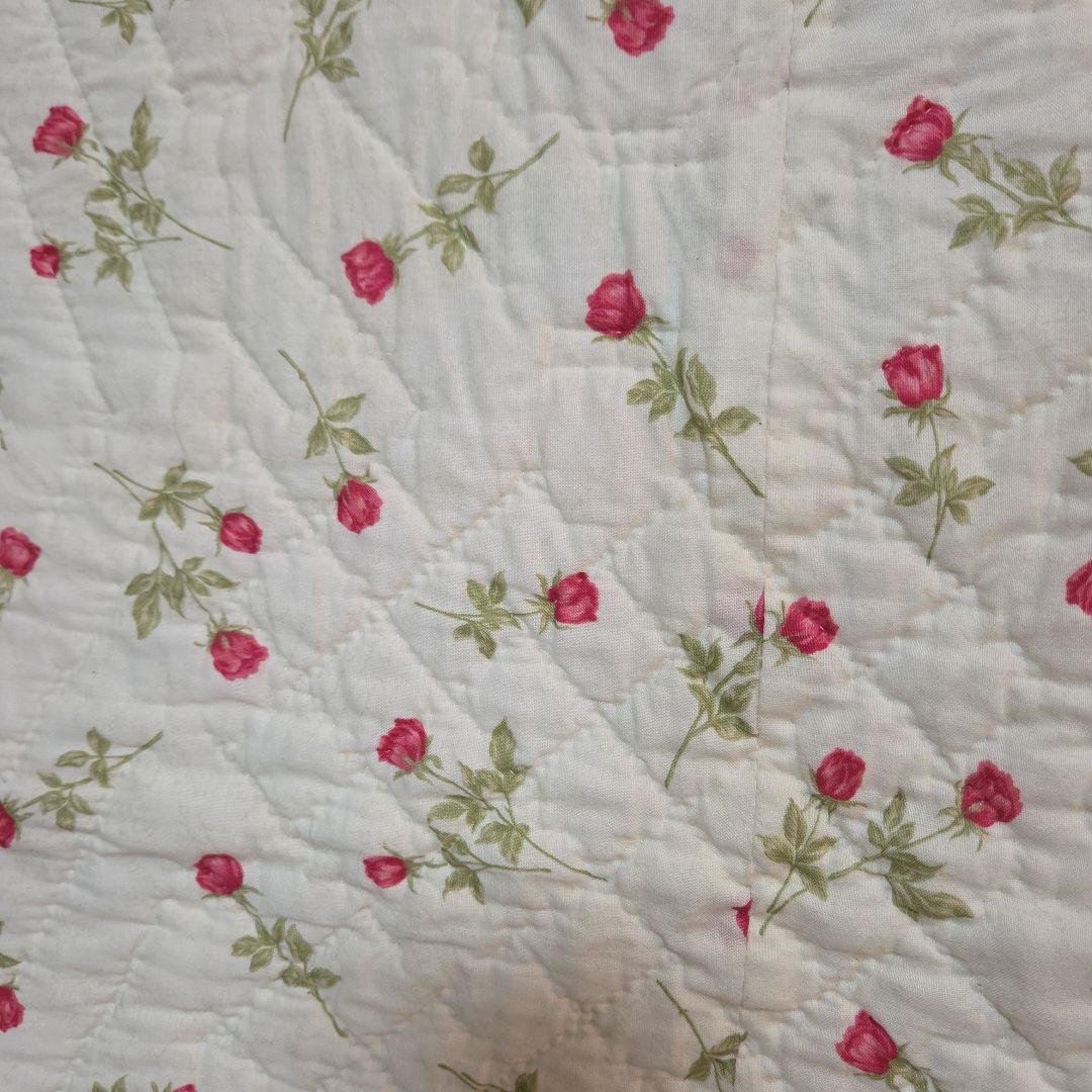 ❣️パッチワーク　キルト　薔薇柄　英字　水玉　リバーシブル