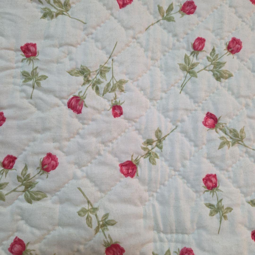 ❣️パッチワーク　キルト　薔薇柄　英字　水玉　リバーシブル