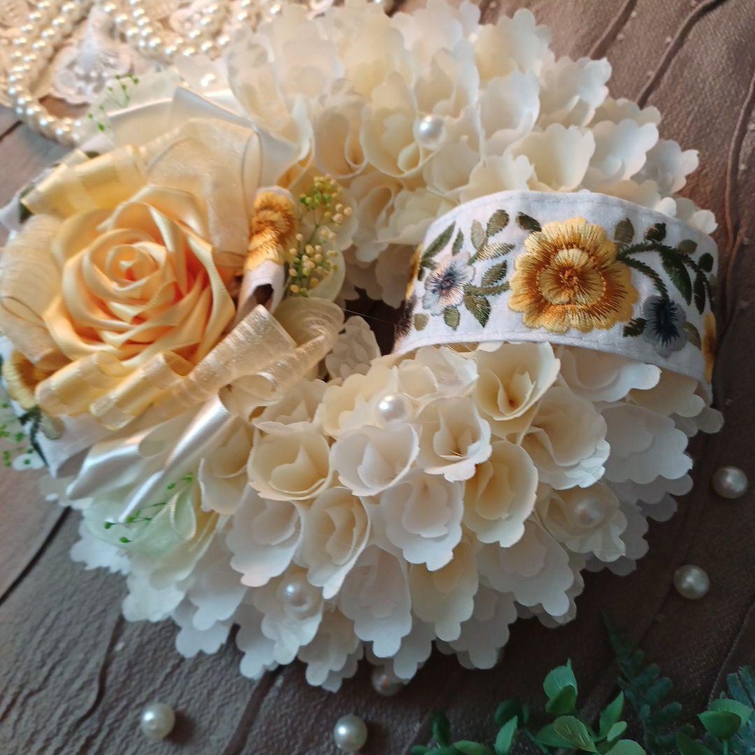 ＊510＊~＊momo＊~布リース　春リース　フラワーリース　玄関リース