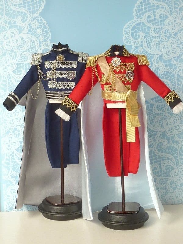 宝塚歌劇 男役衣装風 『アンドレ紺色軍服』③