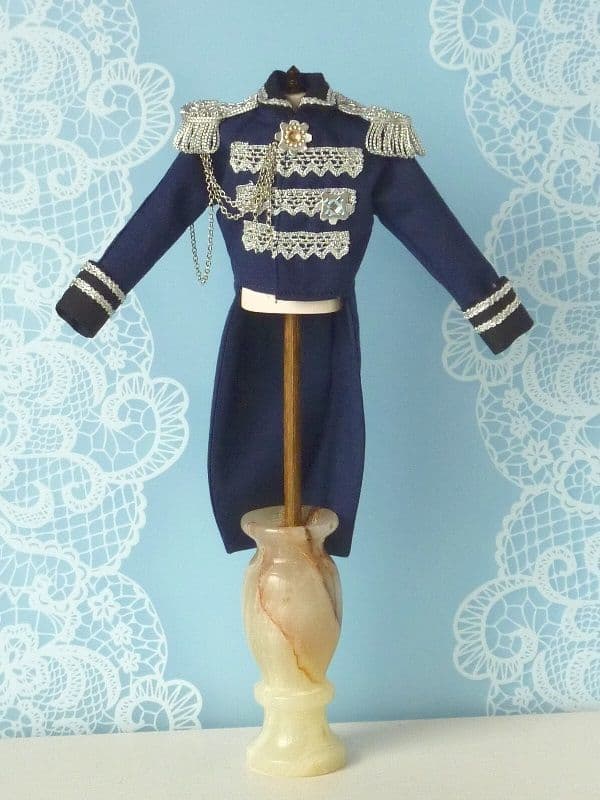 宝塚歌劇 男役衣装風 『アンドレ紺色軍服』③