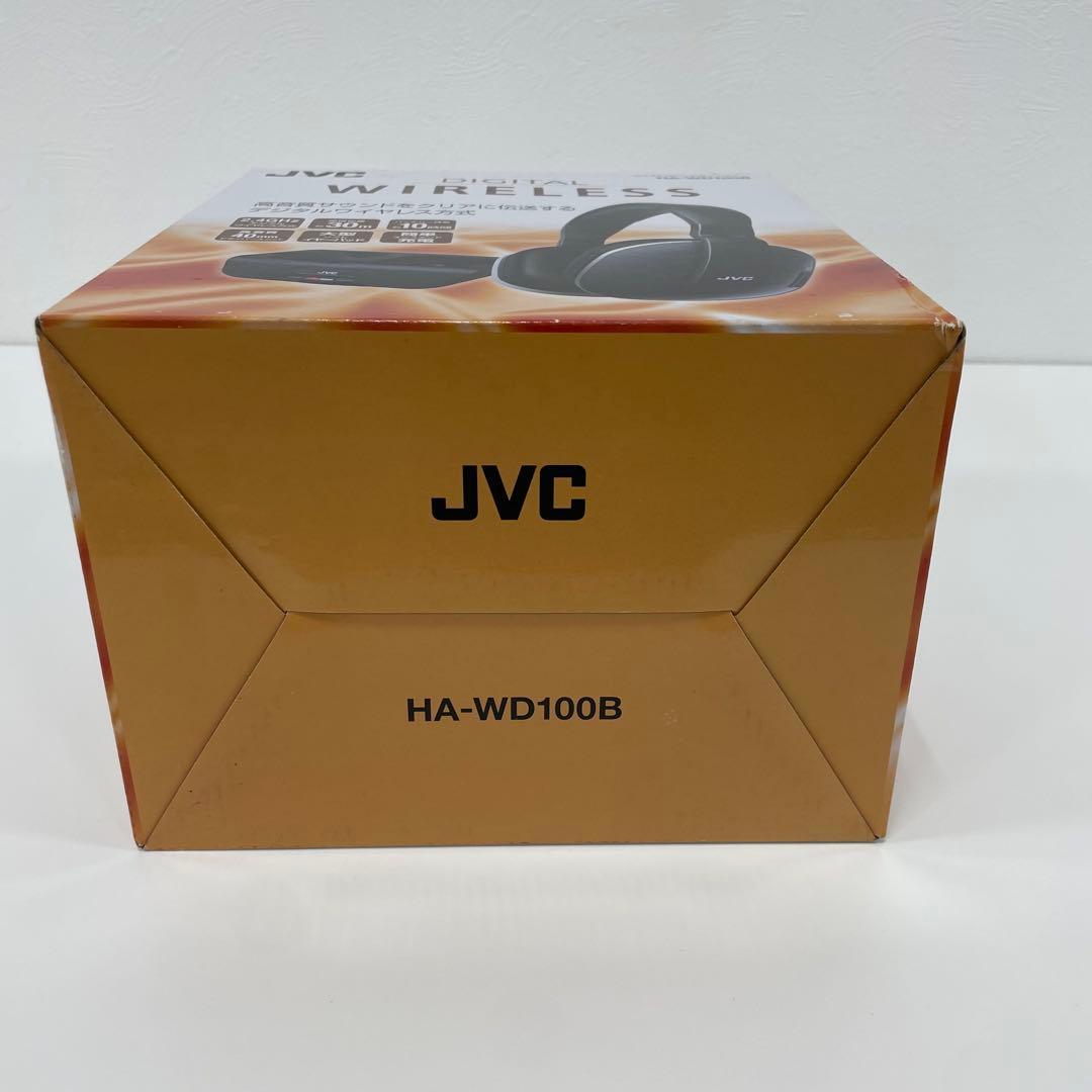 未使用品 JVCケンウッド ワイヤレスヘッドホン HA-WD100B ブラック